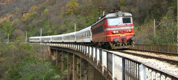 vlak v Bulharsku